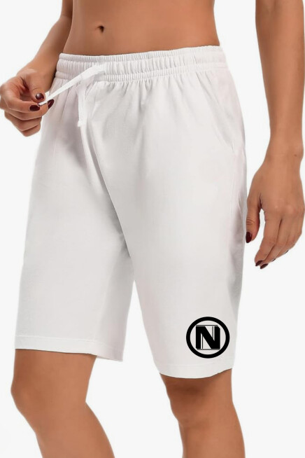 Kadın N Baskılı Standart &Regular Kalıp Şort SPR25SRk082