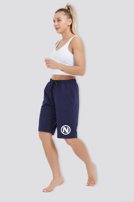 Kadın N Baskılı Standart &Regular Kalıp Şort SPR25SRk082