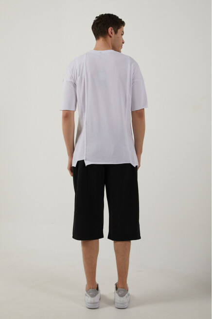 Erkek New York Baskılı Uzun Standart &Regular Kalıp Şort SPR25SR086