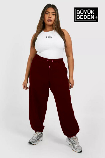 Kadın Battal Rahat Kesim İnce Eşofman Altı SPR24BEAK51