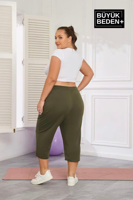 Kadın Büyük Beden Şort SPR25BSRK91