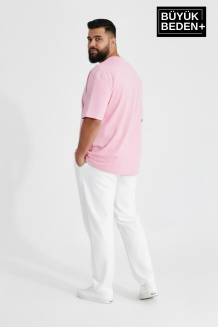Süperlife Erkek Büyük Beden Brooklyn 1970 Baskılı 3xl-6xl Bisiklet Yaka Tshırt SPR26BTS510-03