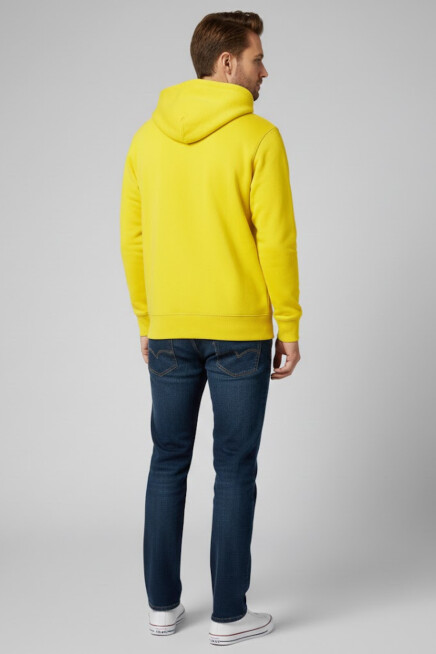 Erkek Kapşonlu Rahat Kalıp İçi Polarlı 3 iplik Kalın SweatShırt spr25sw55