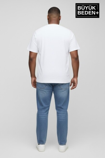 Süperlife Erkek Büyük Beden Chefs Selection Baskılı 3xl-6xl Bisiklet Yaka Tshırt SPR26BTS510-04