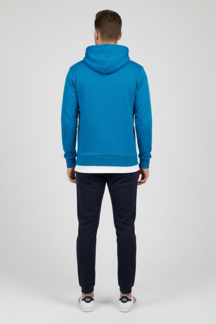 Süperlife Kapşonlu Uzun Kollu Baskılı Dar Kalıp İnce Erkek Sweatshirt SPR 2019K61